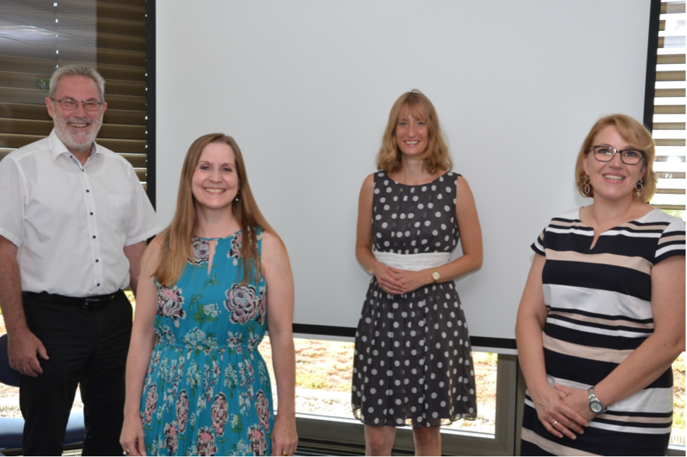 Isabell Huber besucht die Agentur für Arbeit Heilbronn