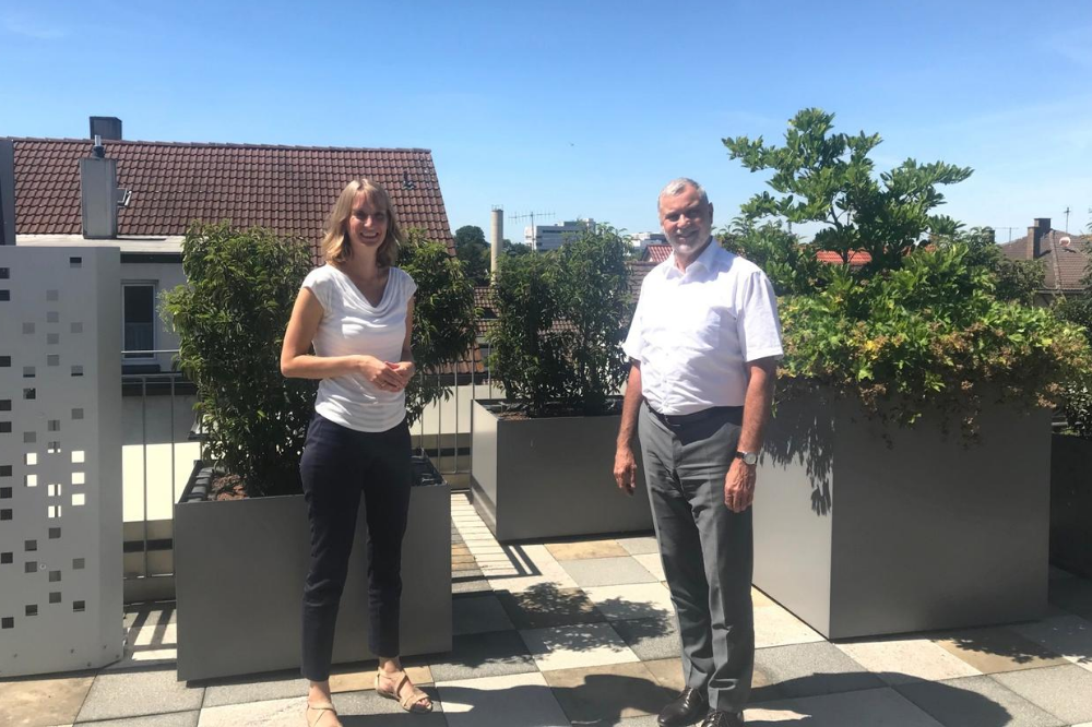 Isabell Huber trifft Landrat Piepenburg