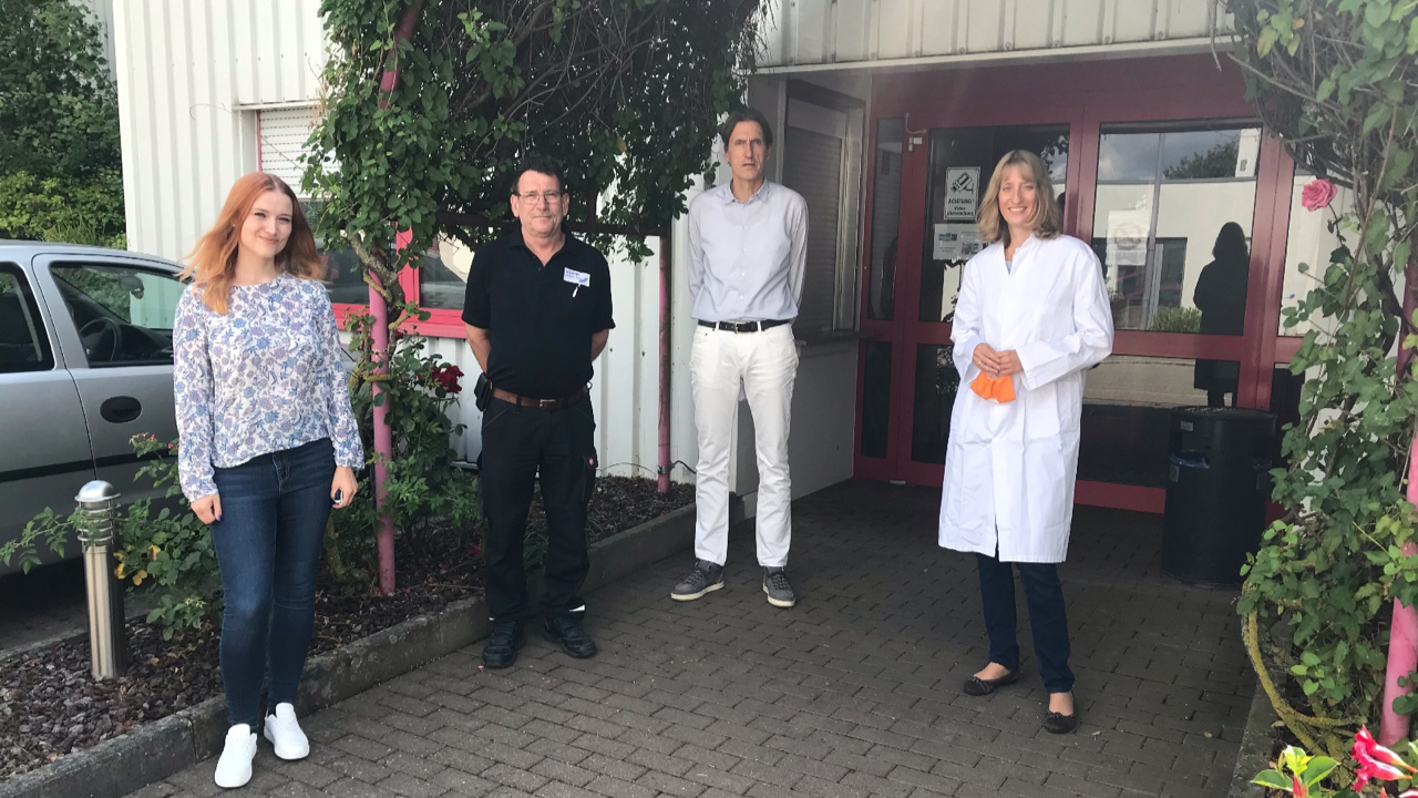 Isabell Huber bei Wäscherei Kopp in Untereisesheim